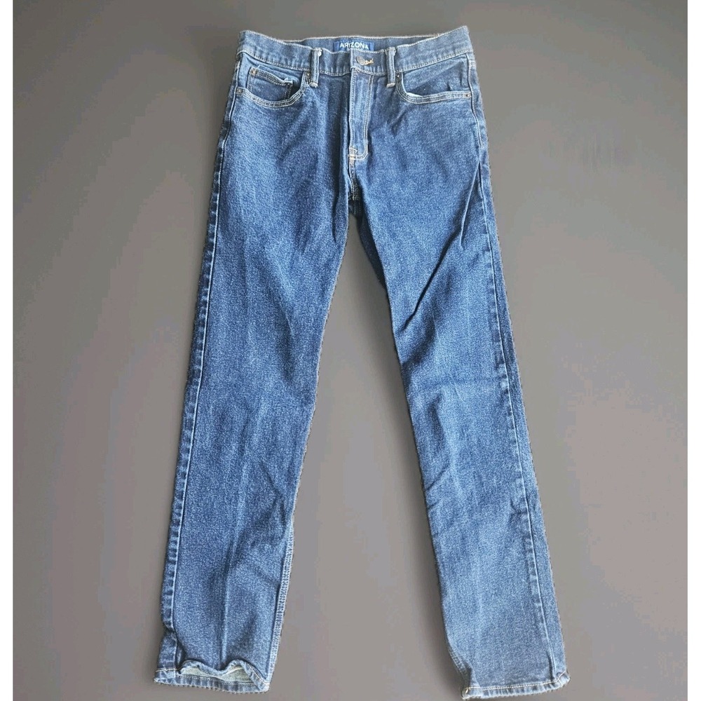 Arizona Jean Co Flex Jeans Men's Size 30x34 Blue Relaxed Straight Medium Wash